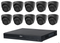 Dahua WizSense 4MP 16 Channel Eyeball IP CCTV KIT (with 6TB HDD) BLACK