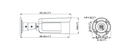 Hikvision DS-2CD2T27G1-L ColorVu 2MP Fixed Bullet Network Camera Dimensions