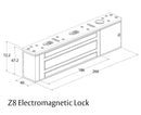 Assa Abloy Lockwood PD-770600-S Z8 Electromagnetic Lock Dimensions