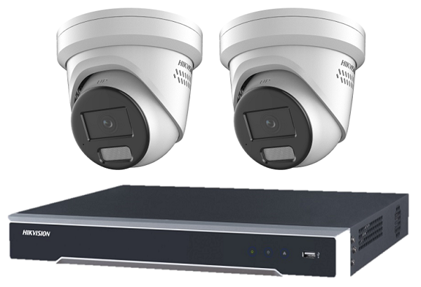 Hikvision 3-in-1 4MP 4 Channel Turret IP CCTV KIT (with 3TB HDD)