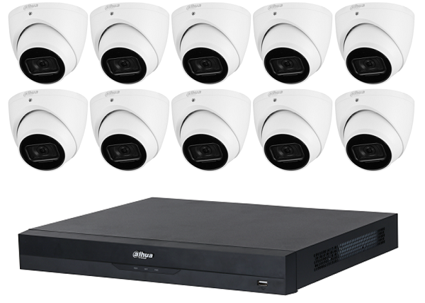 Dahua WizSense 6MP 16 Channel Eyeball IP CCTV KIT (with 3TB HDD)