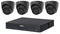 Dahua WizSense 8MP 4 Channel Eyeball IP CCTV KIT (with 1TB HDD) BLACK