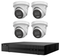 Hikvision HiLook 6MP 4CH All-in-One Fixed Turret IP CCTV Kit (WITH 3 TB HDD)