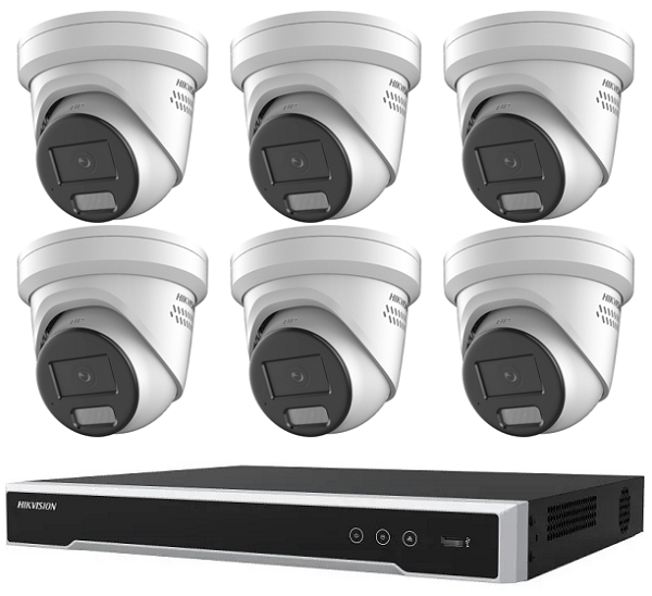 Hikvision 3-in-1 4MP 8 Channel Turret IP CCTV KIT (with 3TB HDD)