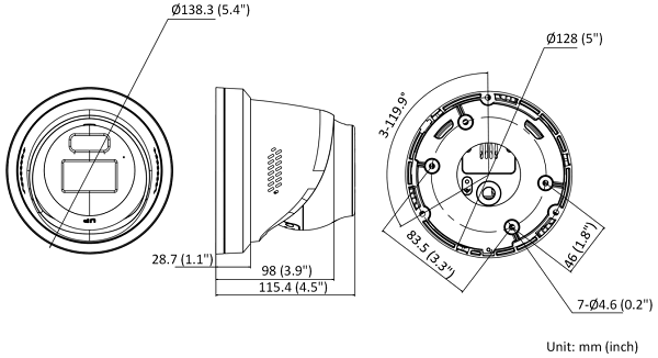 Hikvision DS-2CD2367G2H-LISU/SL 6MP Smart Hybrid Light with ColorVu Fixed Turret Network Camera