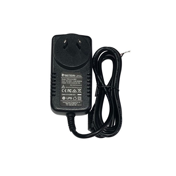 Tactical Power Supply 14.3V DC 2.5A Plug Pack