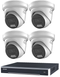 Hikvision 3-in-1 4MP 4 Channel Turret IP CCTV KIT (with 3TB HDD)