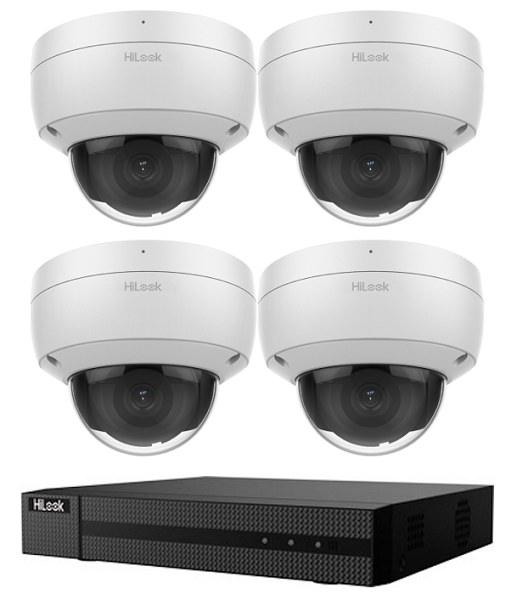 Hikvision HiLook 6MP 4 Channel Dome IP CCTV KIT (with 3TB HDD)