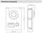 Dahua DHI-VTO2202F-P 2MP IP Villa Door Intercom Station Dimensions