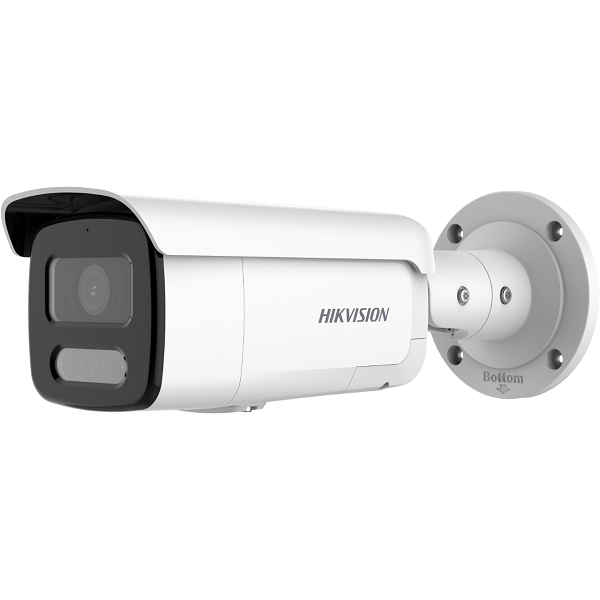 Hikvision DS-2CD2T47G2-LSU/SL 4MP ColorVu Strobe Light and Audible Warning Fixed Bullet Network Camera