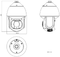 Hikvision DS-2DF8425IX-AEL 4MP 25x Speed Dome Network Camera Dimensions