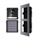 Hikvision 2nd Gen Door Station + Keypad Module + Flush Gang Box IP Intercom Kit