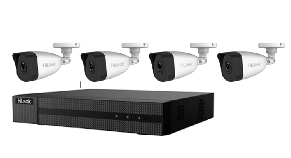 Hikvision HiLook 4MP 4CH Bullet IP CCTV Kit (with 1TB HDD)