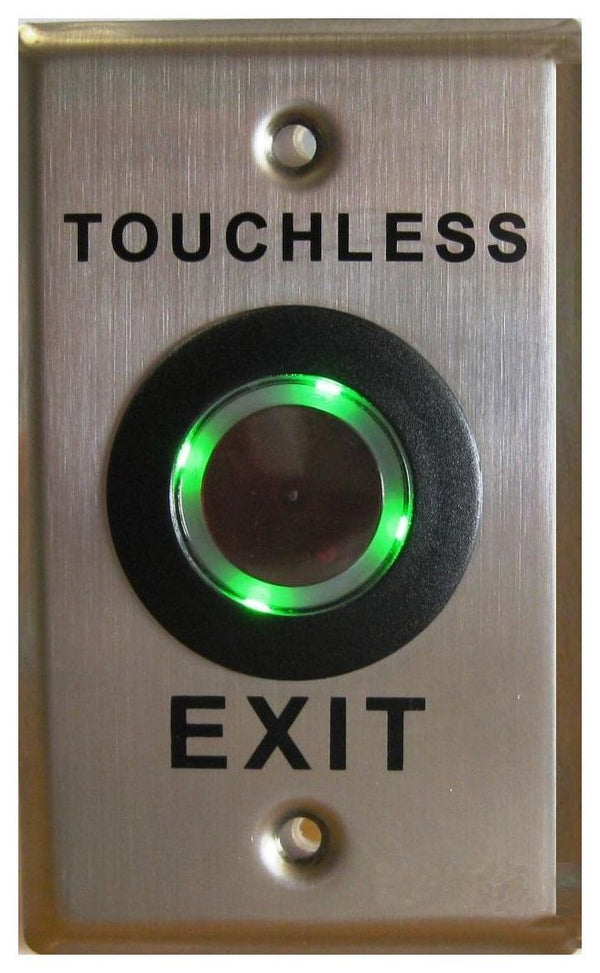 WEL3761S Illuminated Touchless Exit Button