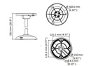 HikVision DS-1271ZJ-PT10 Dimensions