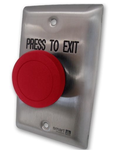 SMART4350R Red Press-To-Exit Button