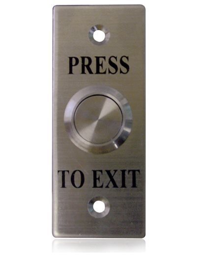 Small Press-to-Exit Flush Button WES1910