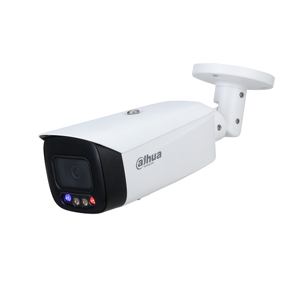 Dahua IPC-HFW3849T1-AS-PV 8MP Full-color Active Deterrence Fixed-focal Bullet WizSense Network Camera Tilted