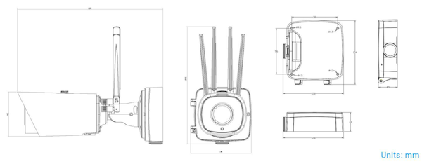 Milesight MS-C2966-X12RGPC 2MP 5G AI 12X Pro Bullet Plus Network Camera