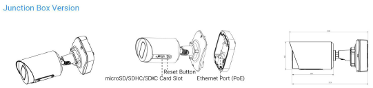 Milesight MS-C5364-PD 5MP AI NDAA Vandal-proof Mini Bullet Network Camera