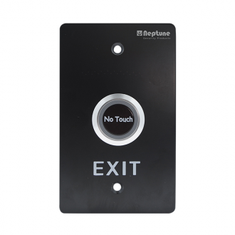 Neptune NENACLSDB Black Touchless Exit Button with Led Indicator